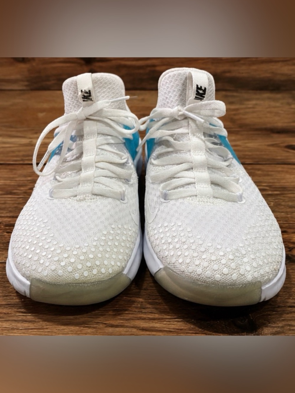 Nike Free TR 8 Training Shoes White/Blue Men’s Size 9 AH9395-104 Cross Training - Picture 3 of 6